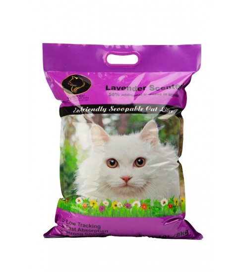 Golden Cat Cat Litter Lavender 8kg 10L 69722297867890 Online Pet Shop in Dubai